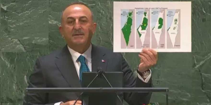 Mevlüt Çavuşoğlu BM Genel Kurulu'nda konuştu: Gazze'de yaşananların tek sorumlusu İsrail'dir