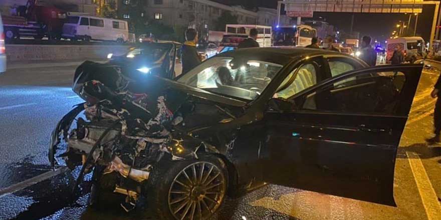 Ankara'da feci kaza! 3 yaralı