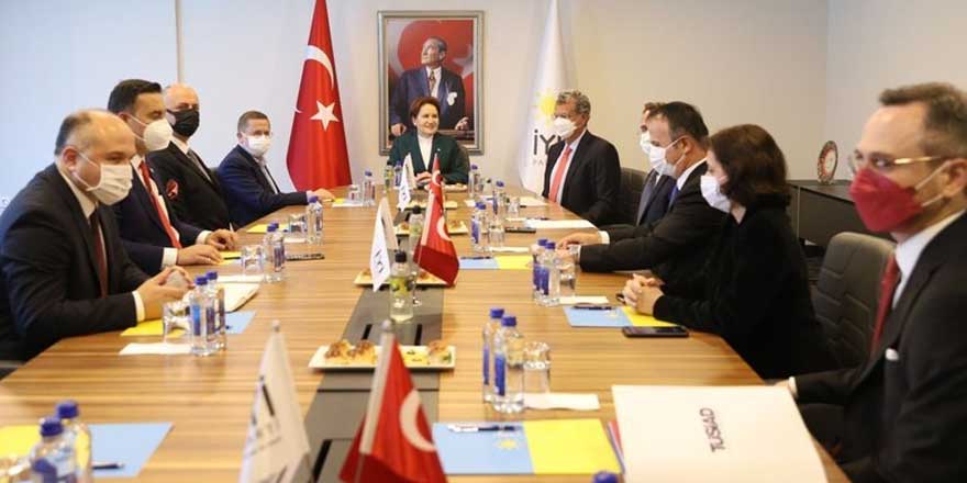 İYİ Parti lideri Meral Akşener TÜSİAD heyetiyle görüştü