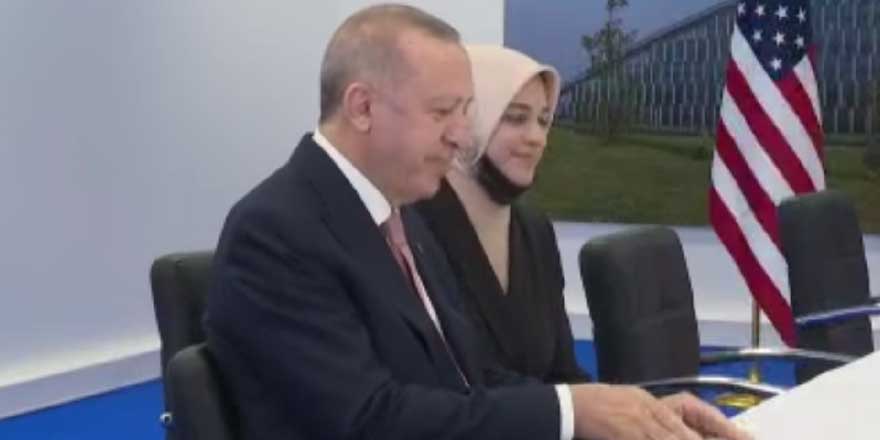 Erdoğan'ın NATO gezisinde dikkat çeken detay! Yanından ayrılmayan ismin kim olduğu ortaya çıktı