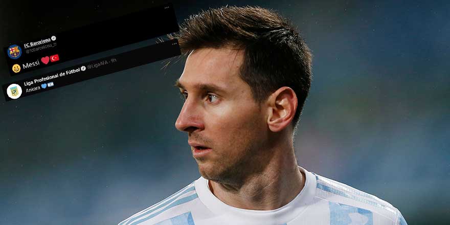 Arjantin'den Messi ve Ankara paylaşımı!