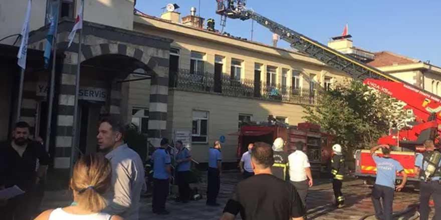 Gaziantep'te hastanede yangın! 45 hasta tahliye edildi