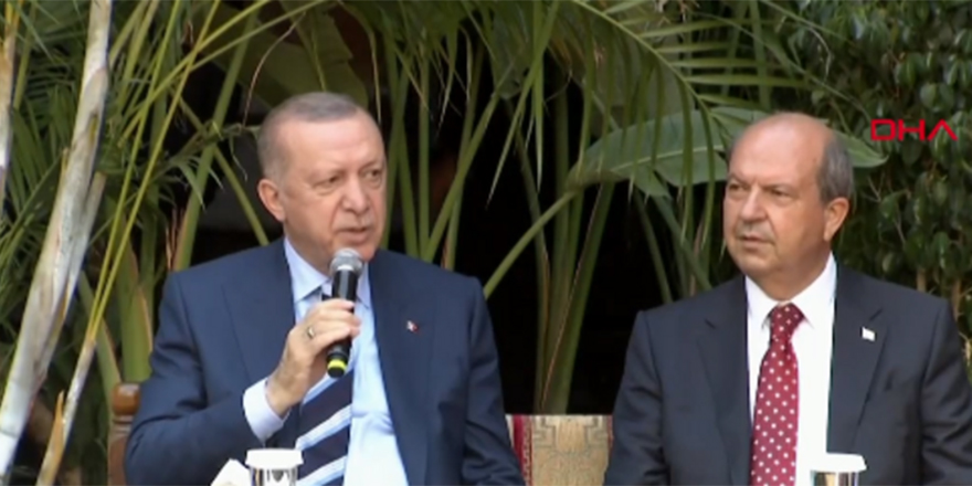 Cumhurbaşkanı Erdoğan, KKTC'de gençlerle bir araya geldi