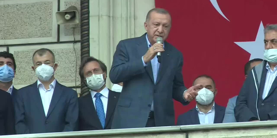 Erdoğan sel mağdurlarına konuştu: En ufak bir çılgınlık göstermediler