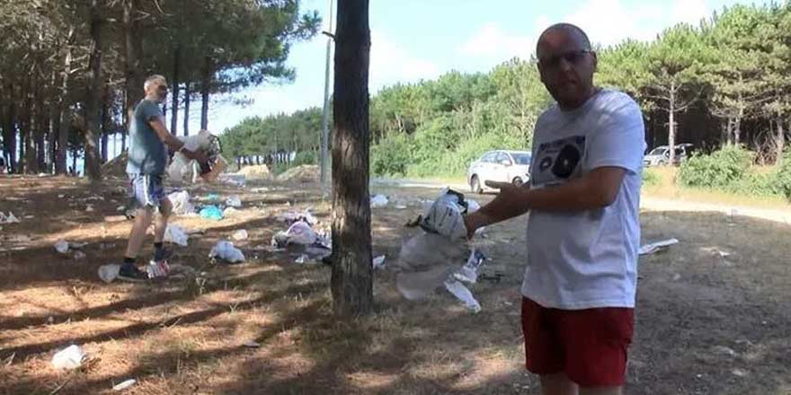 İstanbul'da utandıran görüntü! Piknikçilerden geriye çöp yığınları kaldı