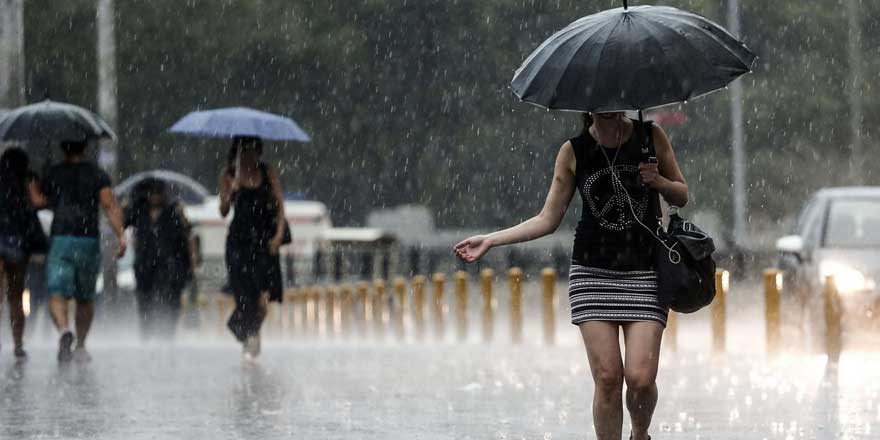 Şemsiyelerinizi hazırlayın! Meteoroloji'den kuvvetli yağış uyarısı