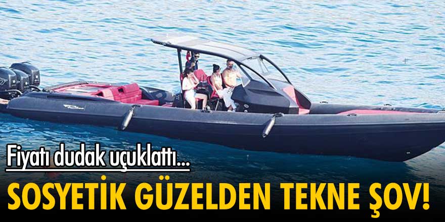 Süreyya Yalçın'dan 4 milyonluk tekne şov!