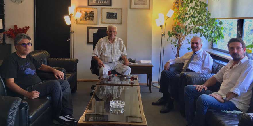 İYİ Partili Ahmet Çelik'ten Cumhuriyet Gazetesi'ne ziyaret