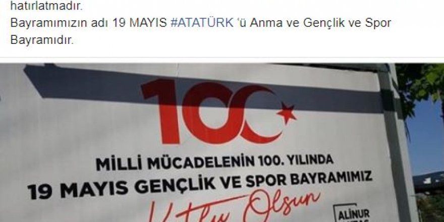 Skandal 19 Mayıs afişine İYİ Parti'den tepki