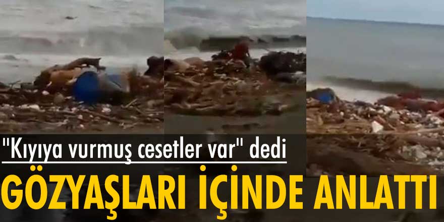 Bozkurt ilçesinde bir kadın "Kıyıya vurmuş cesetler var" dedi gözyaşları içinde anlattı