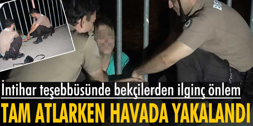 Adana’da intihar teşebbüsünde bekçilerden kelepçeli önlem