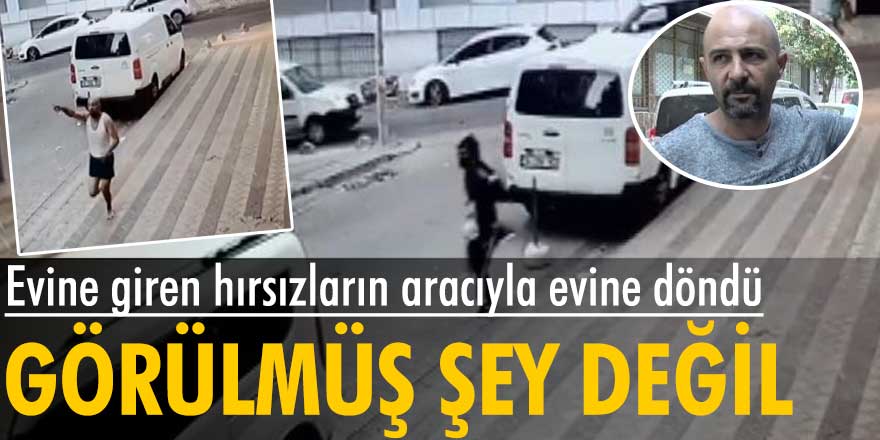 Görülmüş şey değil! İstanbul'da Serkan İlhan, evine giren hırsızların aracıyla evine döndü