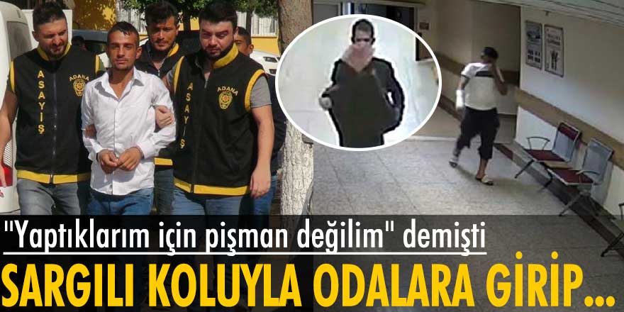 Adana’da "Yaptıklarım için pişman değilim, aklım hala yapamadıklarımda" diyen kişi yine hırsızlık yaptı