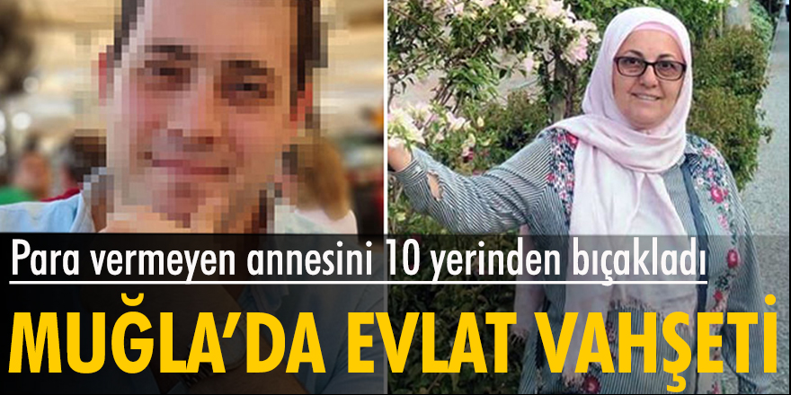 Para vermeyen annesini 10 yerinden bıçaklayıp öldürdü