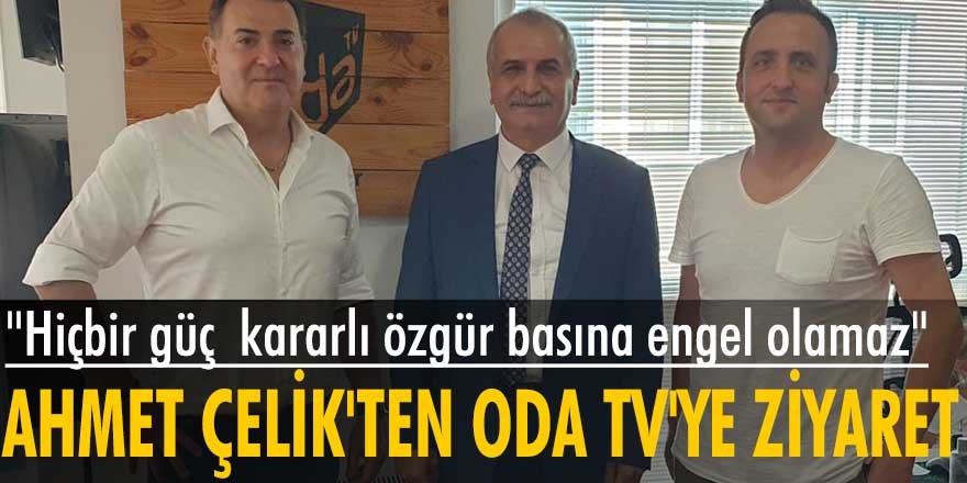 İYİ Parti İstanbul Milletvekili Ahmet Çelik'ten Oda TV'ye ziyaret