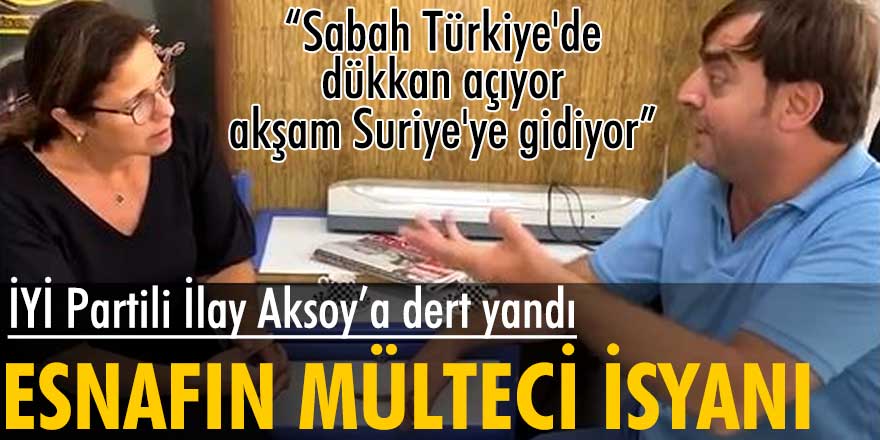 İlay Aksoy ortaya çıkardı: Sabah Türkiye'de dükkanını açıp, akşam Suriye'ye dönüyor