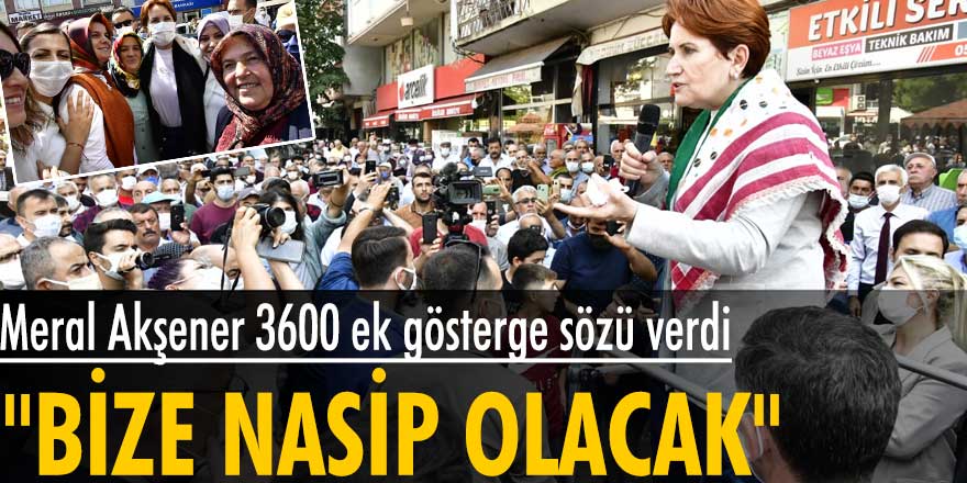Meral Akşener Sinop'ta 3600 ek gösterge sözü verdi