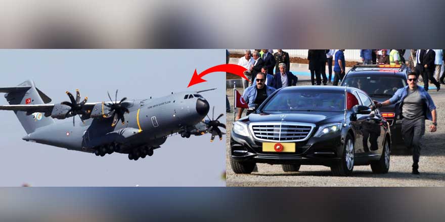 Erdoğan’ın makam araçları diğer ülkelere kargo uçaklarıyla götürülüyor