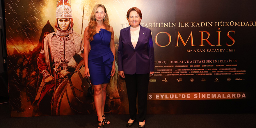 İYİ Parti Genel Başkanı Meral Akşener 'Tomris Hatun' filminin galasına katıldı