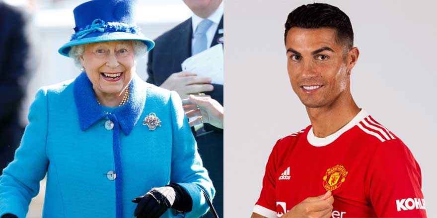 Kraliçe Elizabeth istedi Cristiano Ronaldo tarihe geçti