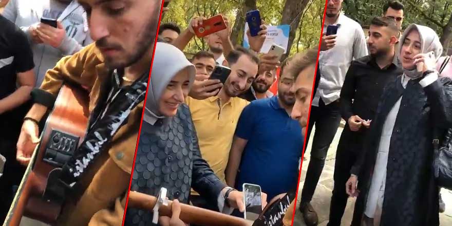 AKP'li Başkan'ın Gençlik Kolları besteledi diyerek Erdoğan'a dinlettiği şarkı Aykut Gürel'e ait çıktı
