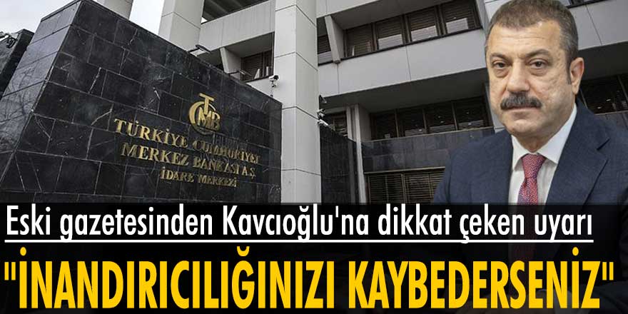 Yeni Şafak yazarı Ahmet Ulusoy'dan Şahap Kavcıoğlu'na uyarı