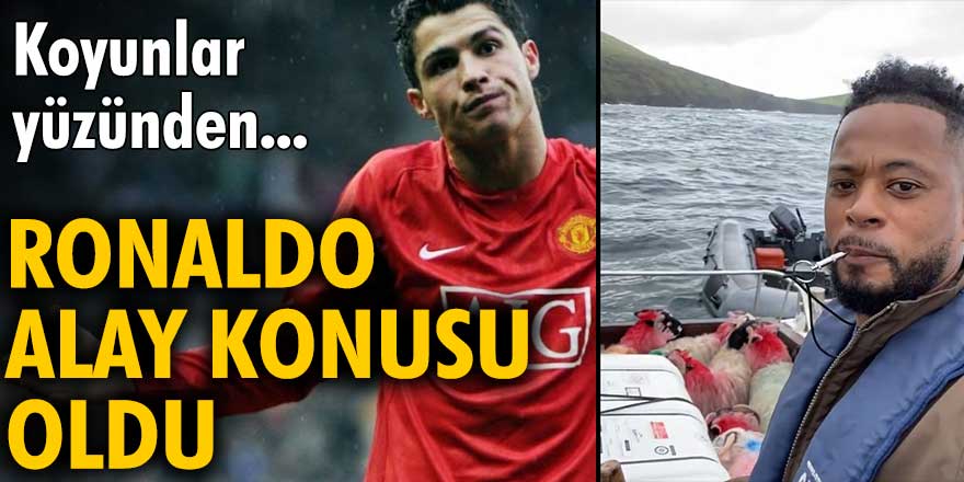 Christiano Ronaldo, koyunlar yüzünden alay konusu oldu
