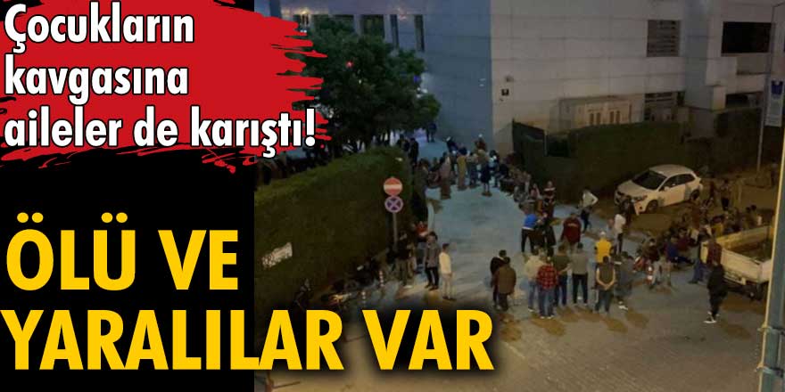 İzmir'de çocukların kavgasına aileler de karıştı!