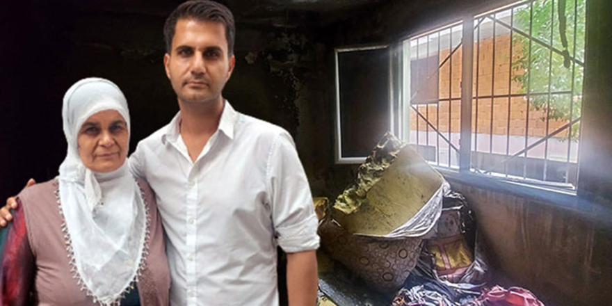 Oğluna yıllar sonra televizyon programında kavuşan kadının evi yandı