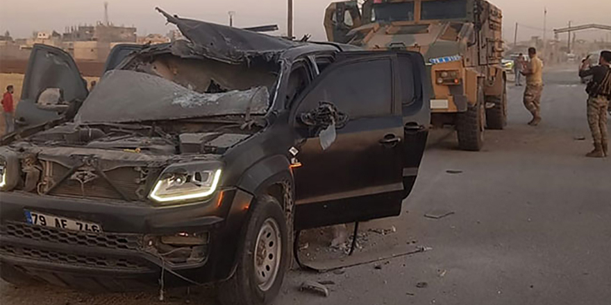 Suriye’de Polis Özel Harekat aracına hain saldırı: 1 Polis şehit 3 polis yaralandı
