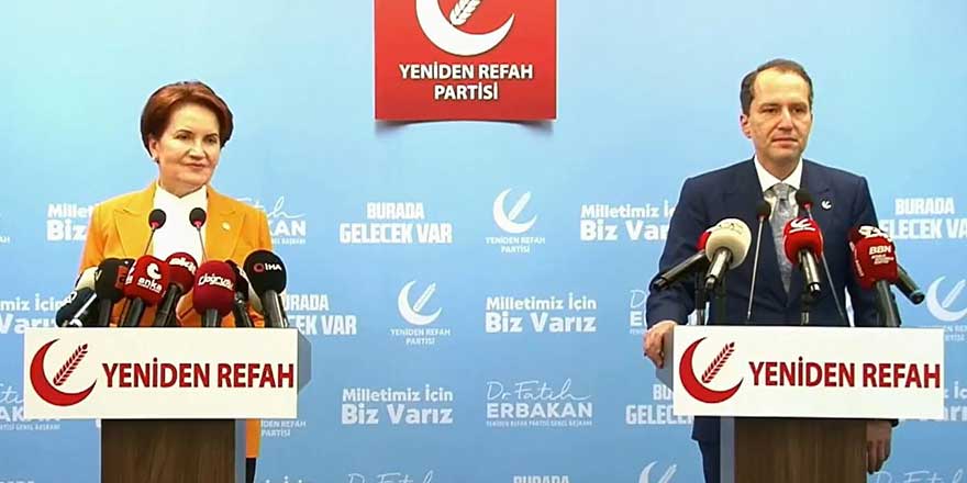 Meral Akşener ve Fatih Erbakan'dan ortak açıklama