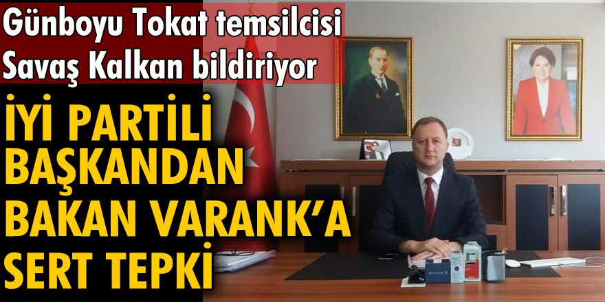 İYİ Partili Ömer Sağol'dan Sanayi ve Teknoloji Bakanı Mustafa Varank'a tepki 