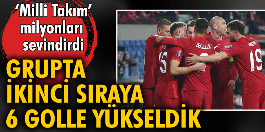 Türkiye'nin yüzü 6 golle güldü