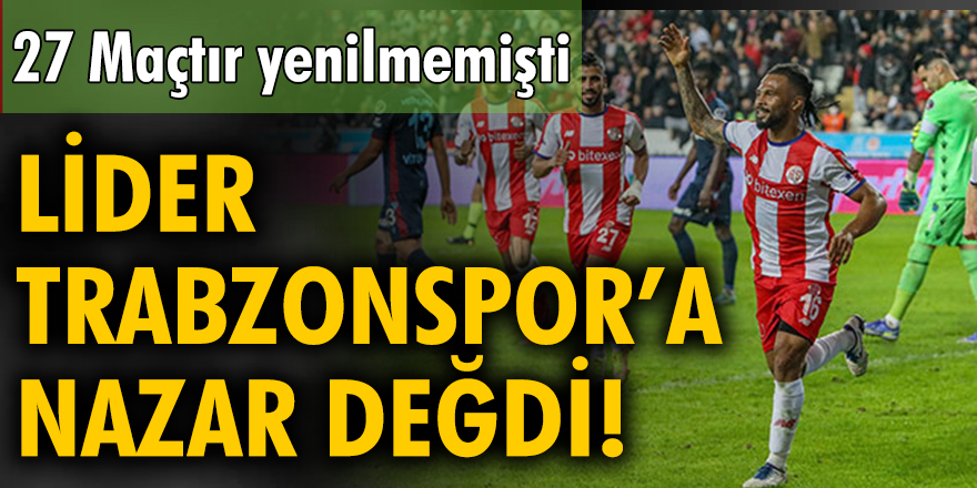 Fraport TAV Antalyaspor - Trabzonspor: 2-1