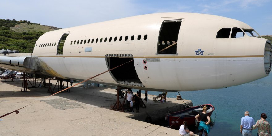 Saros Körfezi'ne batırılacak yolcu uçağının montajında sona gelindi