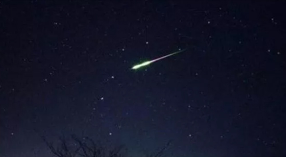 Sosyal medyayı sallayan meteor iddiası