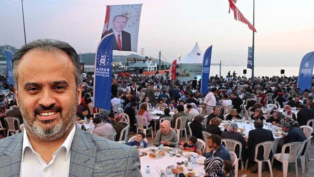 AKP'nin düzenlediği iftarın parasını Bursa Belediyesi ödedi
