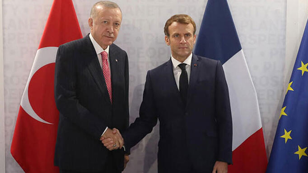 ﻿Erdoğan, Fransa Cumhurbaşkanı Macron ile görüştü