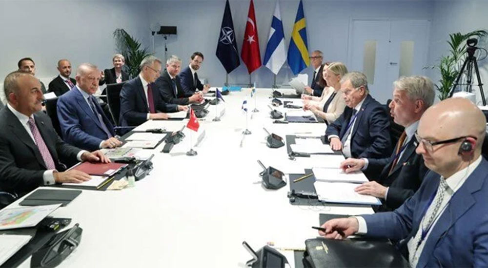 Türkiye-İsveç-Finlandiya NATO üyelik süreci hakkında ortak bildirisi imzalandı