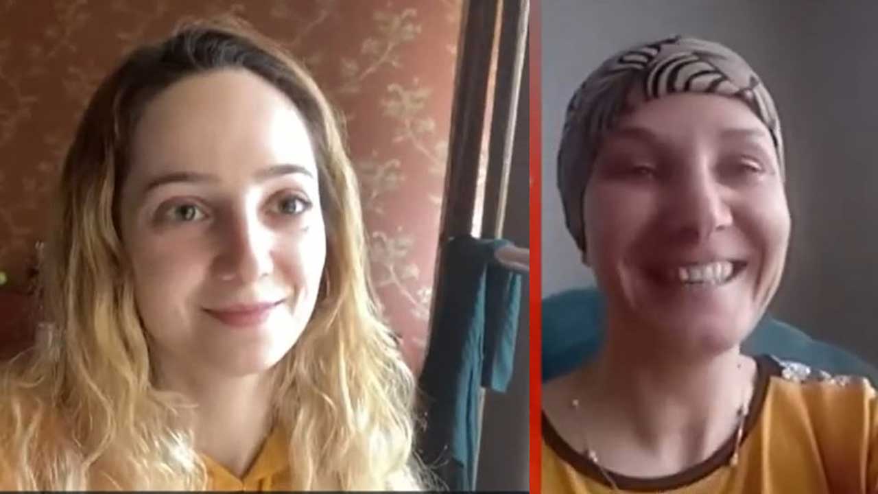 Ukrayna'da mahsur kalan Türk kız canlı yayında annesiyle buluştu