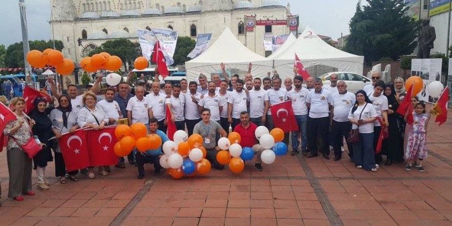 Kızılay Çadırı'nda AKP propagandası