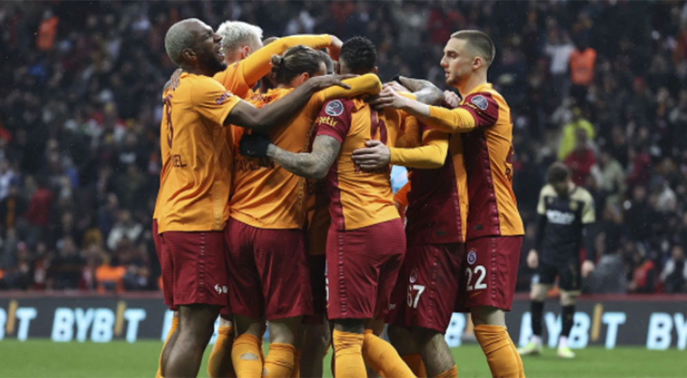 Galatasaray'dan gollü kapanış