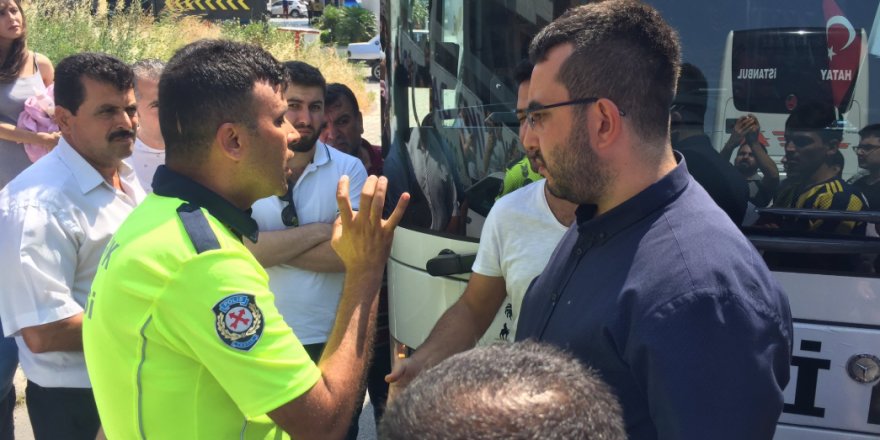 İmamoğlu'na destek için İstanbul'a gelen otobüs Antakya'da durduruldu iddiası