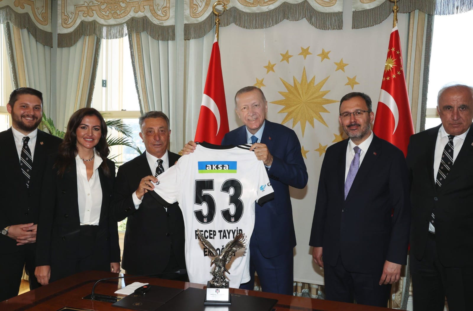 Beşiktaş'tan, Cumhurbaşkanı Erdoğan'a ziyaret