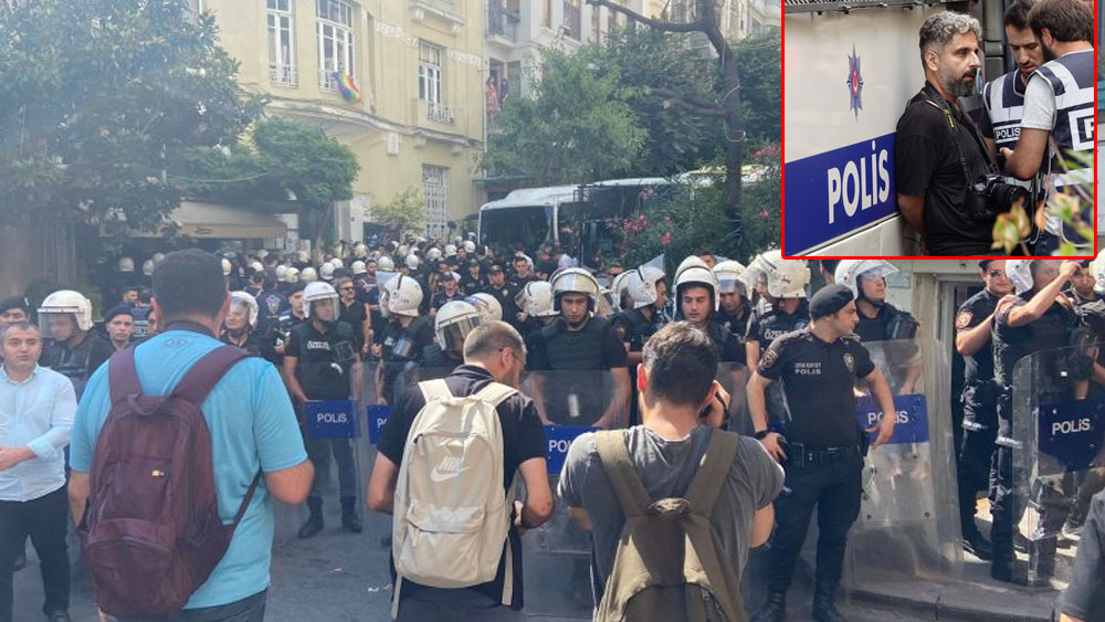 Taksim'de Onur Yürüyüşü öncesi müdahale!
