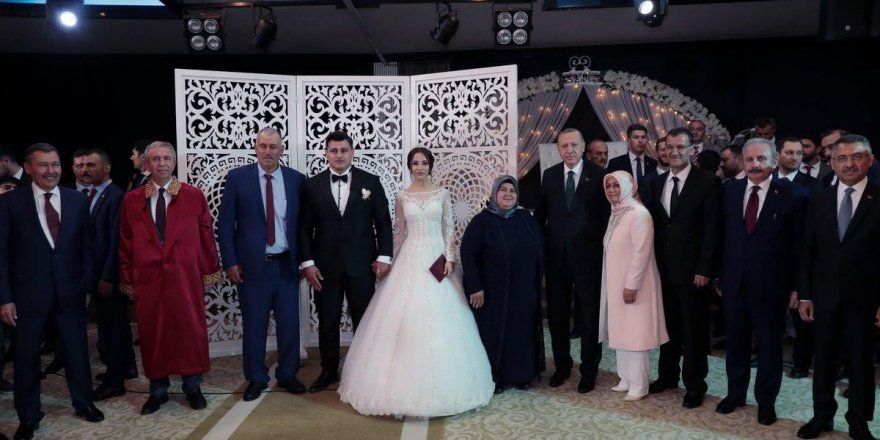 Erdoğan ve Gökçek, Mansur Yavaş'ın kıydığı nikahta!