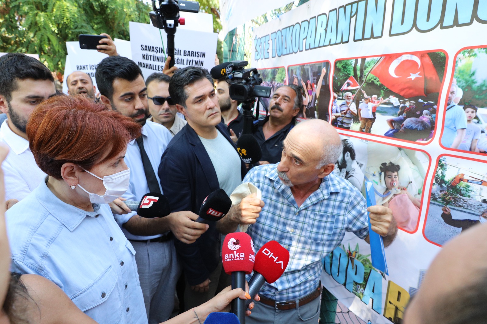 Meral Akşener Tozkoparan'da konuştu:  Burada bir hak mücadelesi veriyorsunuz