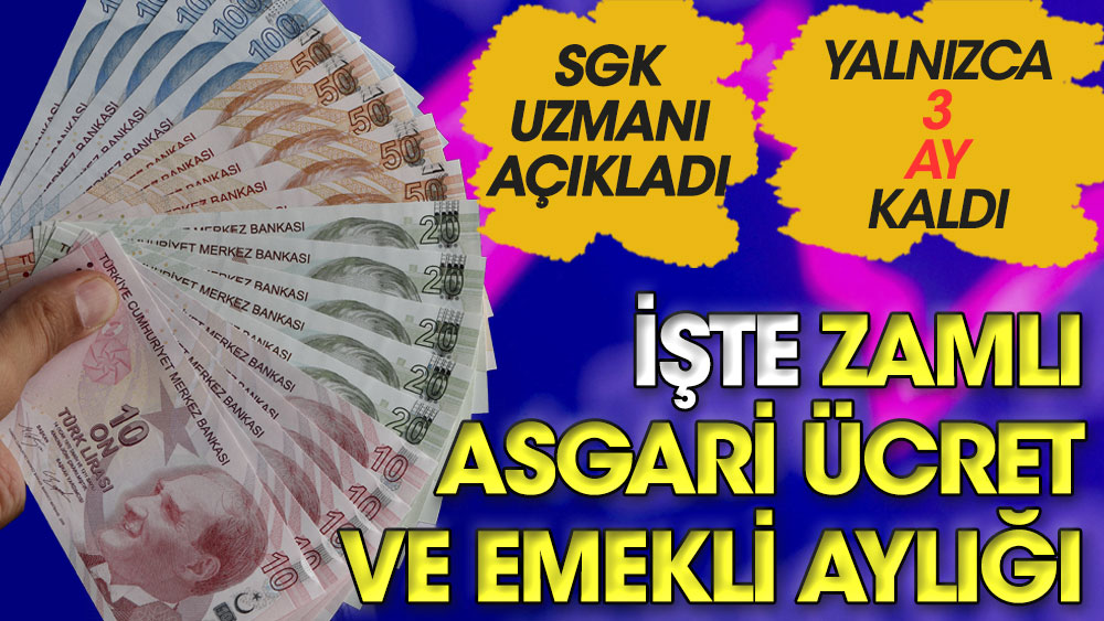 SGK uzmanı Erdoğan'dan önce duyurdu: İşte zamlı asgari ücret ve emekli maaşları