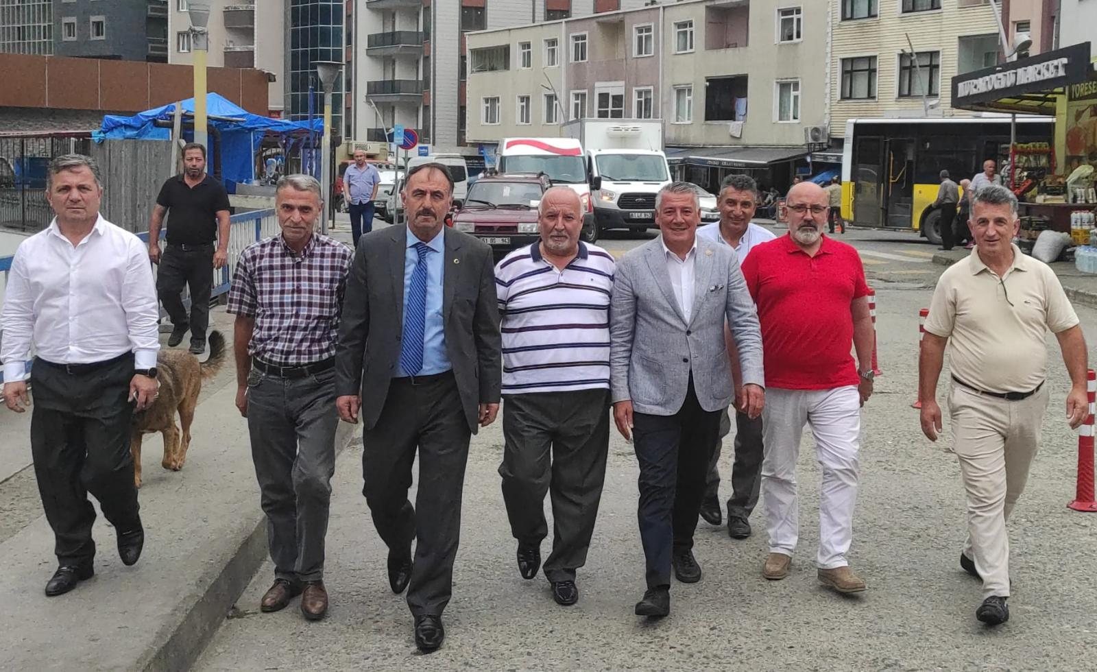 İYİ Parti Trabzon Milletvekili Hüseyin Örs'ten Maçka ziyareti