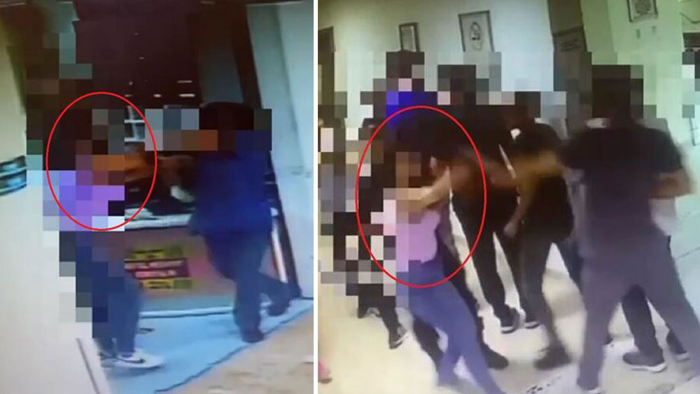 Anne ile kızı doktor, hemşire ve güvenlik görevlisine saldırdı